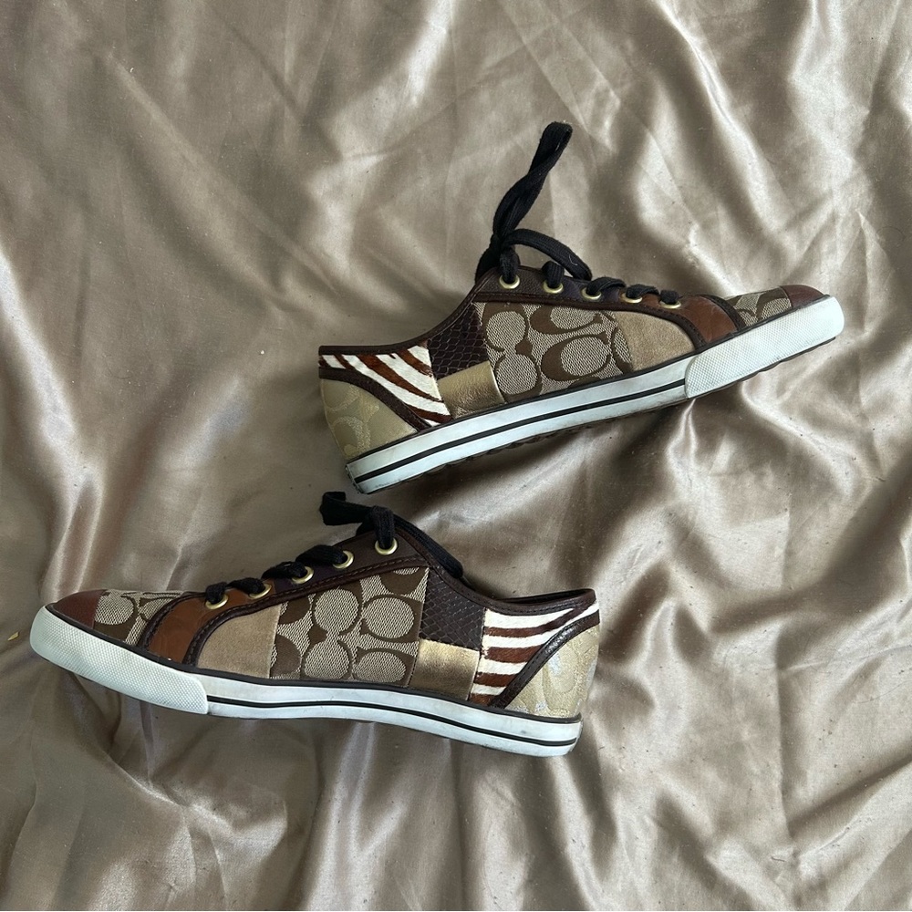 Coach Brown Low Top Sneakers